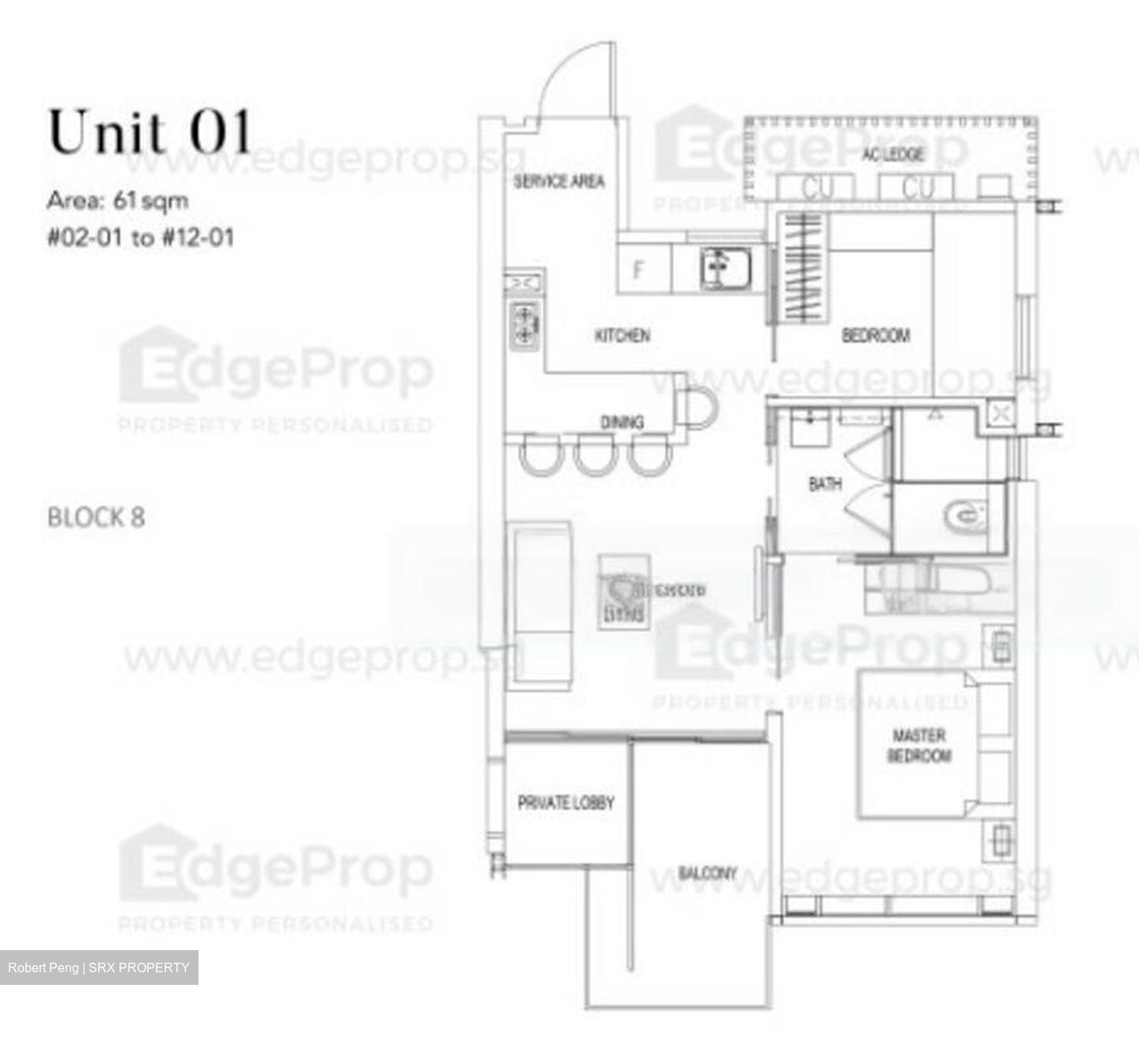 8 Hullet (D9), Apartment #457953091